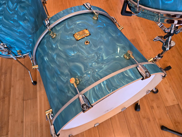 Drum Kits - Canopus Drums Neo Vintage 14x20 9x13 16x16 NV60-M1 (Aqua Satin)