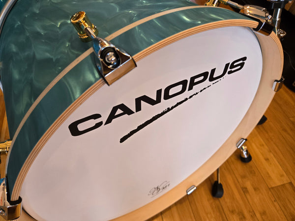 Drum Kits - Canopus Drums Neo Vintage 14x20 9x13 16x16 NV60-M1 (Aqua Satin)
