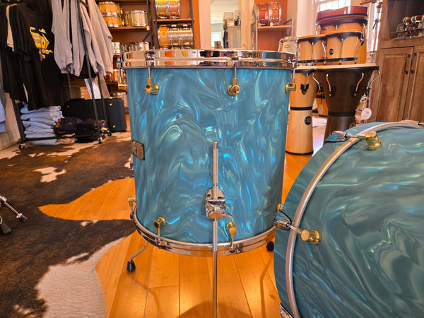 Drum Kits - Canopus Drums Neo Vintage 14x20 9x13 16x16 NV60-M1 (Aqua Satin)