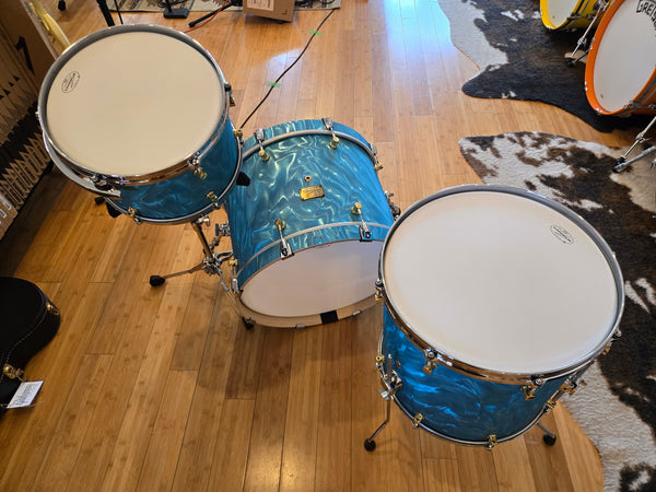 Drum Kits - Canopus Drums Neo Vintage 14x20 9x13 16x16 NV60-M1 (Aqua Satin)