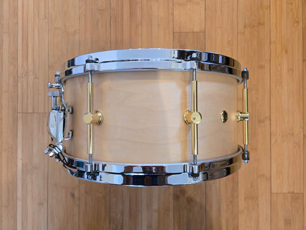 Snares - Canopus Drums 6.5x14 10ply Maple Snare Drum (Natural Oil)