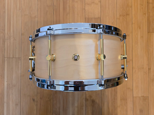 Snares - Canopus Drums 6.5x14 10ply Maple Snare Drum (Natural Oil)