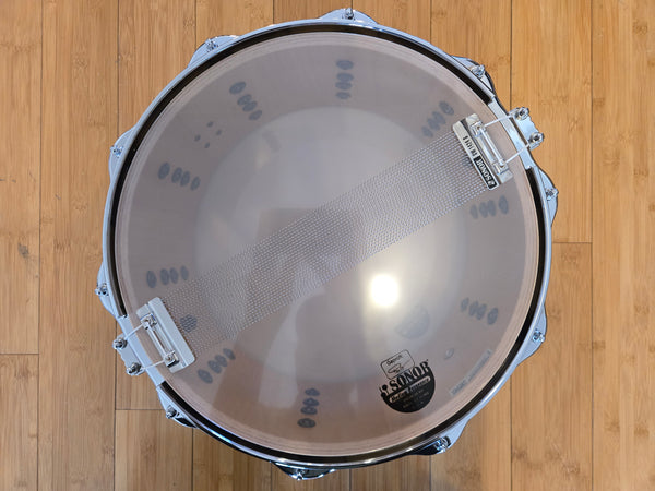 Snares - Sonor SQ2 7x14 Heavy Beech Snare Drum (African Marble High Gloss)