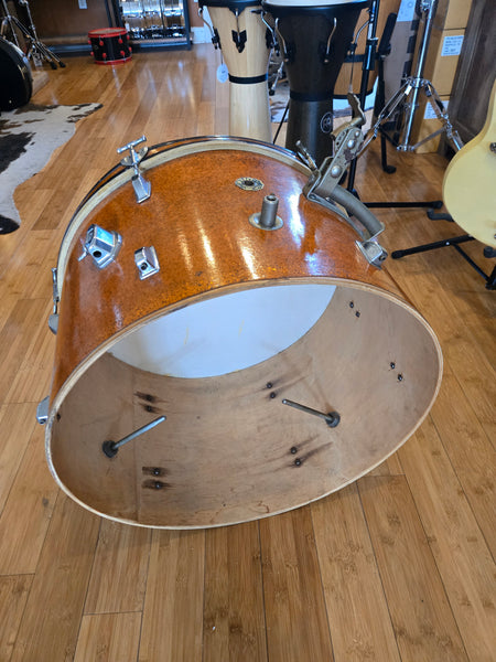 Singles - 1960's Kent 14x20 Bass Drum (Gold Sparkle)