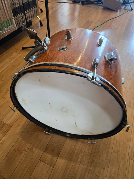 Singles - 1960's Kent 14x20 Bass Drum (Gold Sparkle)