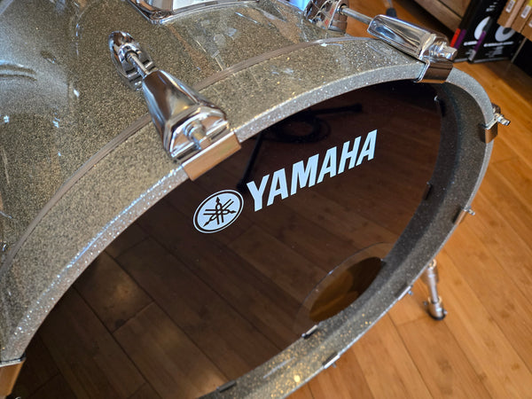 Drum Kits - (Used) Yamaha 16x20 7x10 8x12 13x14 Oak Custom Made in Japan (Silver Sparkle)