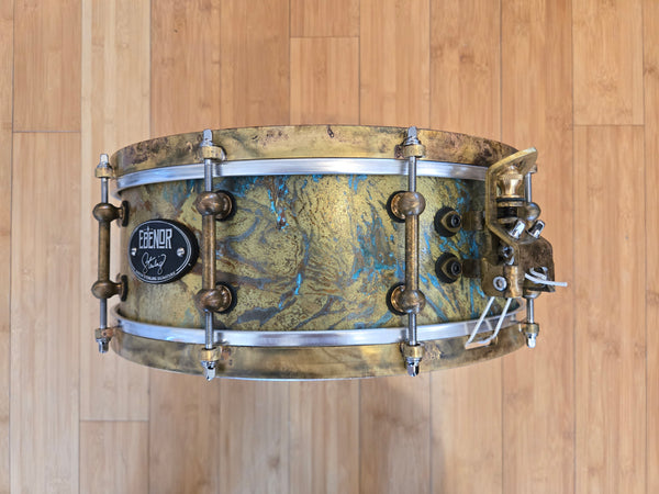 Snares - Ebenor Percussion 5x14 Aaron Sterling Signature Brass Snare Drum