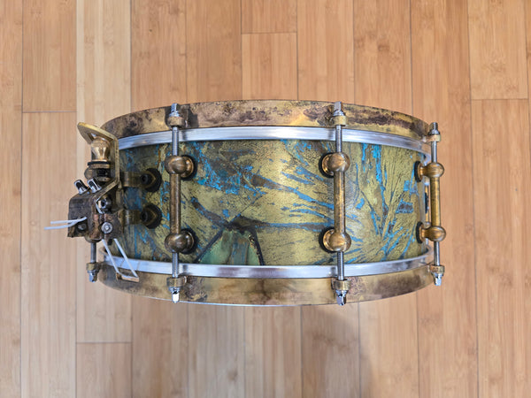 Snares - Ebenor Percussion 5x14 Aaron Sterling Signature Brass Snare Drum