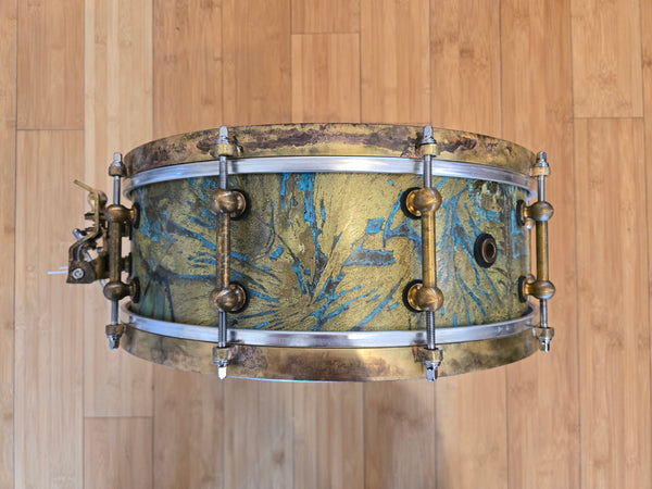 Snares - Ebenor Percussion 5x14 Aaron Sterling Signature Brass Snare Drum