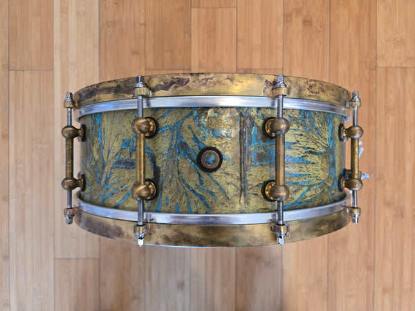 Snares - Ebenor Percussion 5x14 Aaron Sterling Signature Brass Snare Drum