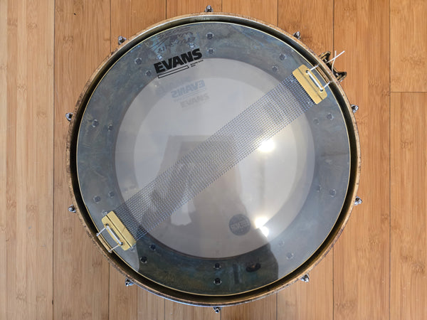 Snares - Ebenor Percussion 5x14 Aaron Sterling Signature Brass Snare Drum