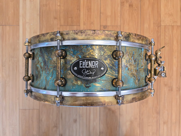 Snares - Ebenor Percussion 5x14 Aaron Sterling Signature Brass Snare Drum