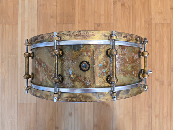 Snares - Ebenor Percussion 5x14 Aaron Sterling Signature Brass Snare Drum