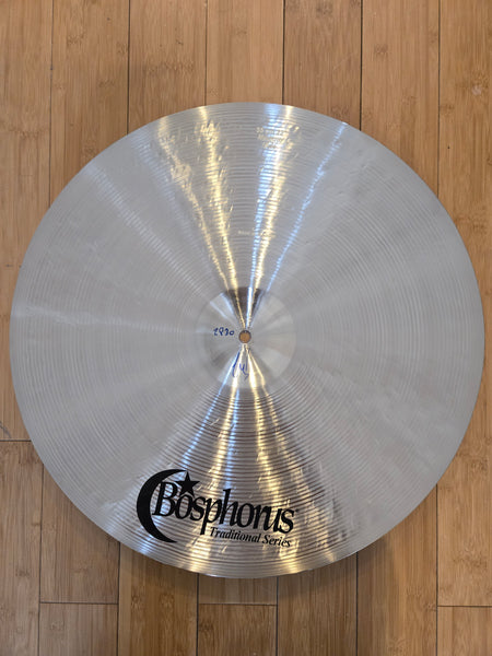 Cymbals - Bosphorus 22" Traditional Medium Ride