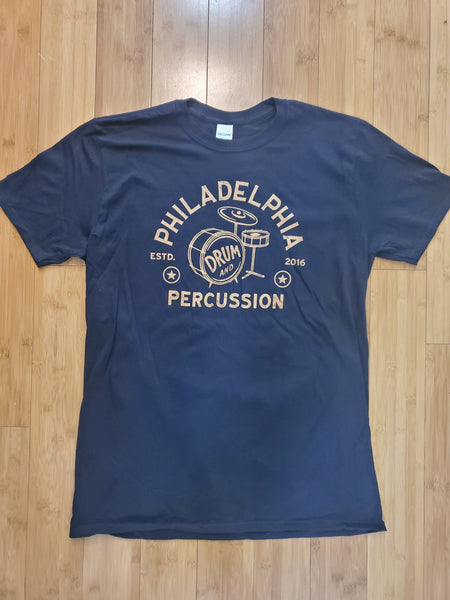 Apparel - Philadelphia Drum & Percussion "Vintage Drum Set" Tee