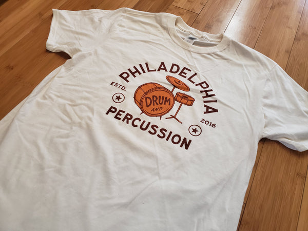 Apparel - Philadelphia Drum & Percussion "Vintage Drum Set" Tee