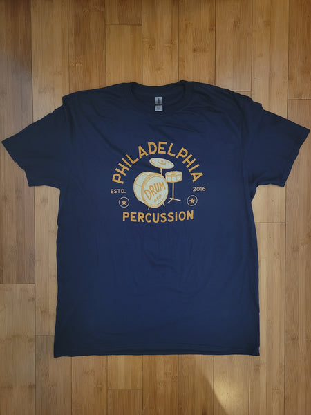 Apparel - Philadelphia Drum & Percussion "Vintage Drum Set" Tee