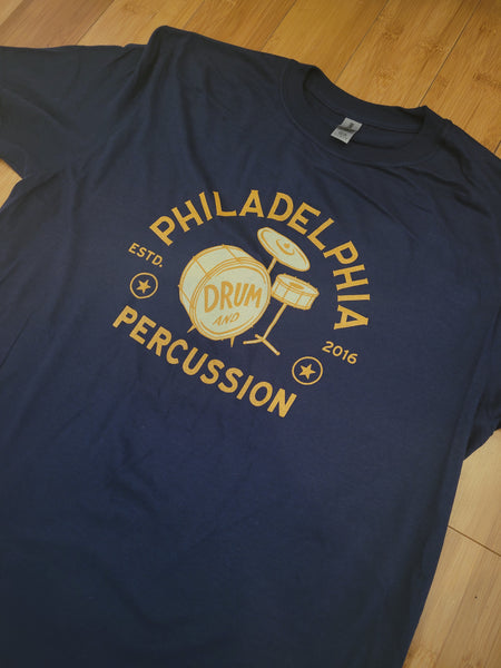 Apparel - Philadelphia Drum & Percussion "Vintage Drum Set" Tee