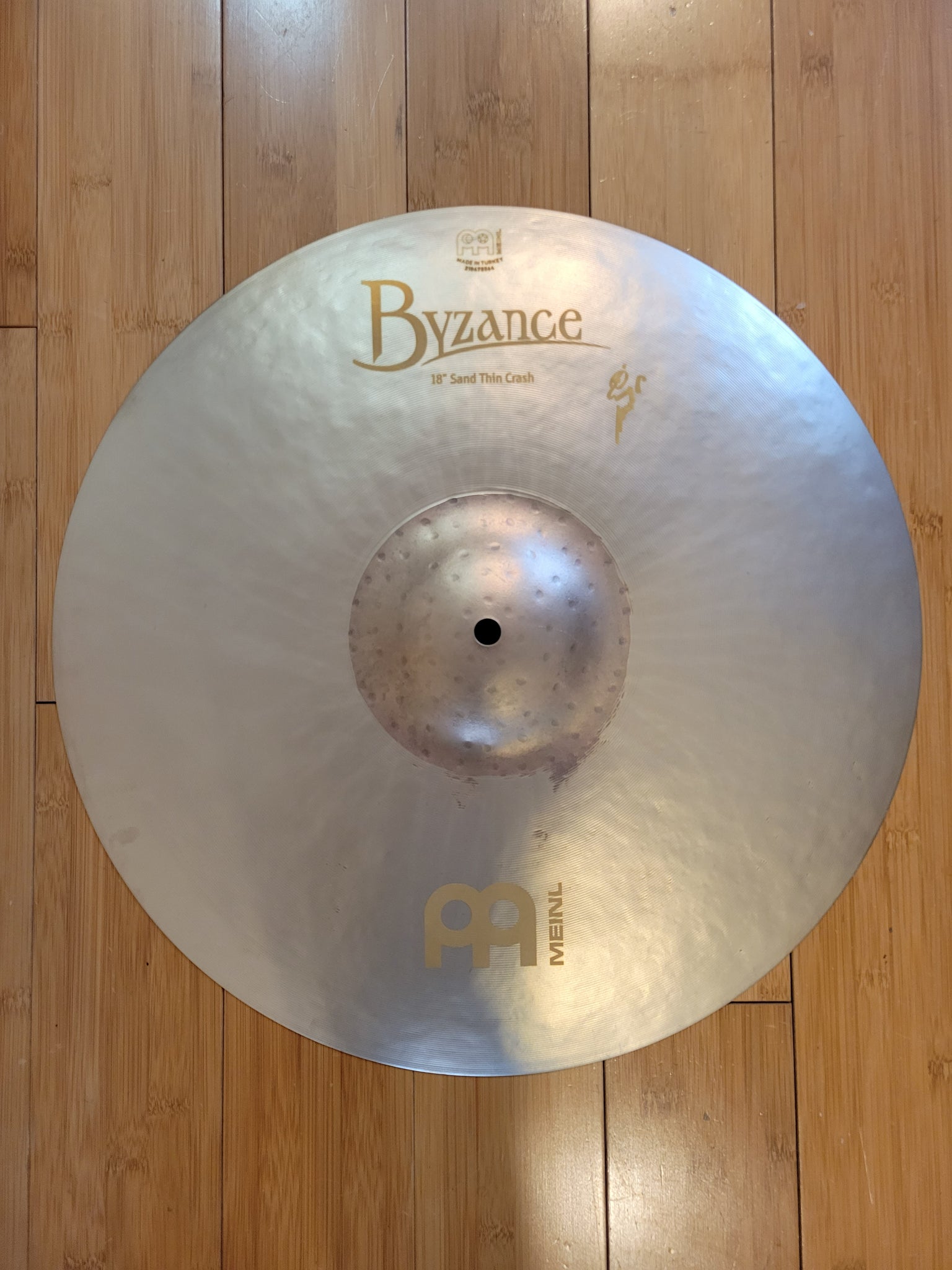 Cymbals - Meinl Byzance 18" Sand Thin Crash