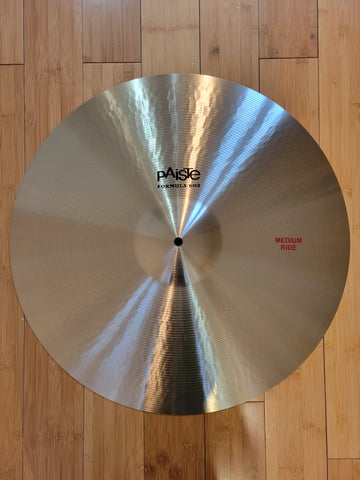 Cymbals - Paiste 22" Formula 602 Classic Sounds Medium Ride