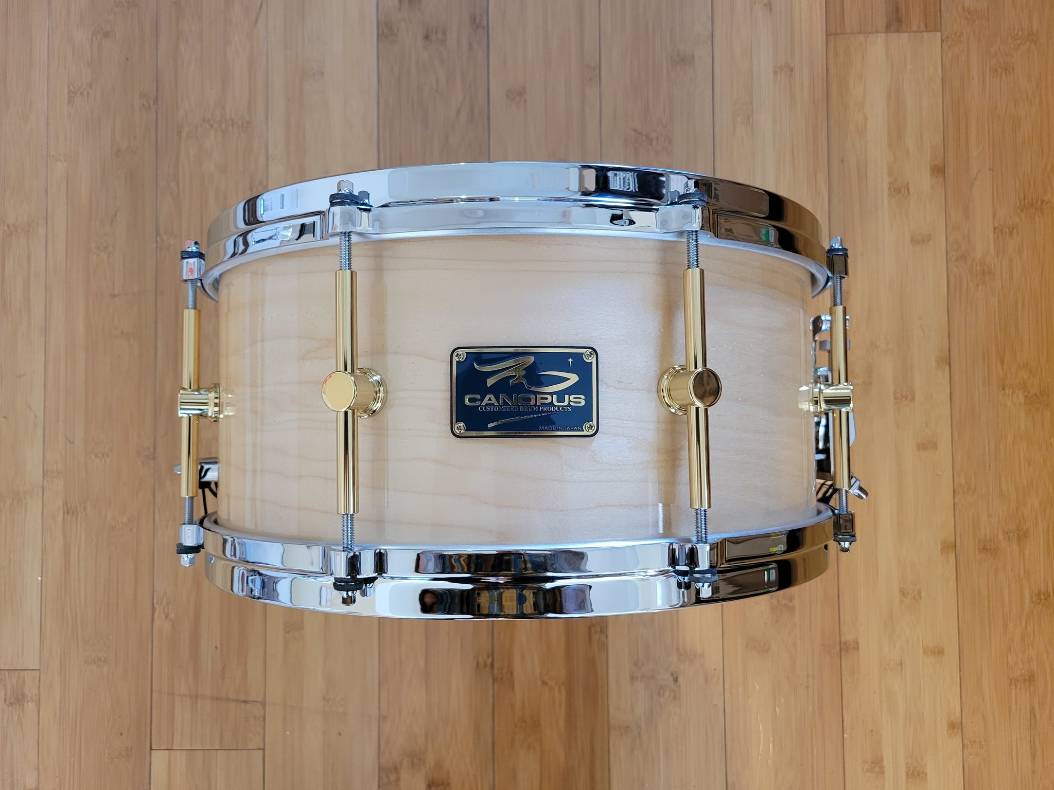 Snares - Canopus Drums 6.5x14 "The Maple" Snare Drum