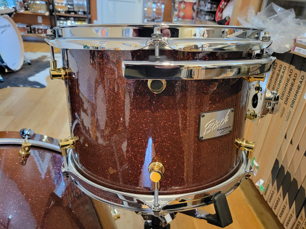 Drum Kits - Canopus Drums 16x22 9x13 15x16 Birch Series (Merlot Glitter)