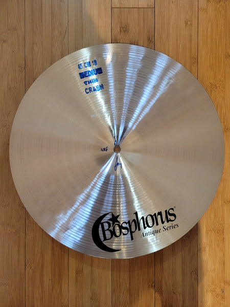 Cymbals - Bosphorus 18" Antique Medium-Thin Crash