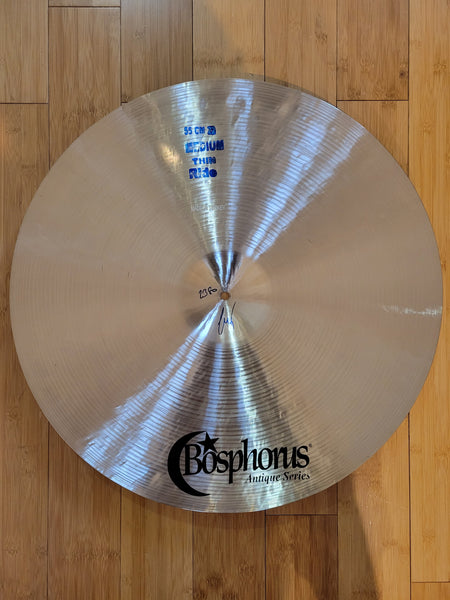 Cymbals - Bosphorus 22" Antique Medium-Thin Ride