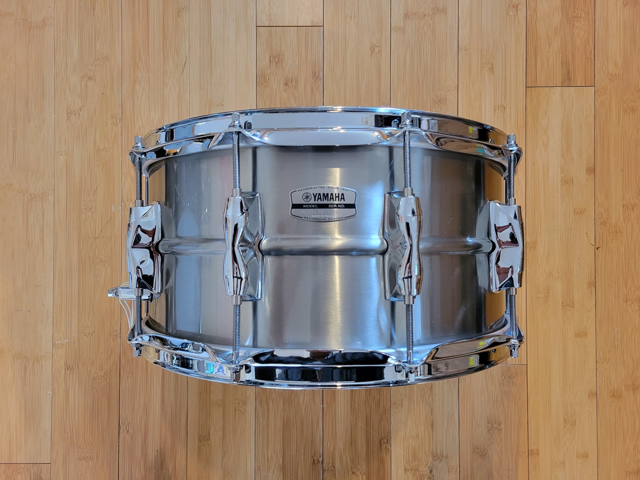 Snares - Yamaha 7x14 Recording Custom Stainless Steel Snare Drum