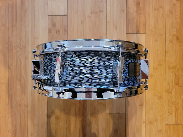 Snares - Canopus Drums 5x14 Neo Vintage NV60-M5 Snare Drum (Black Onyx)
